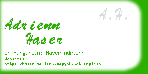 adrienn haser business card